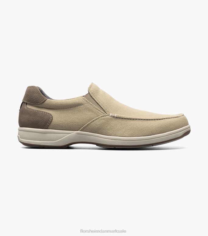 Florsheim Mænd lakeside canvas moc toe slip på NF0RV10 fodtøj sand multi
