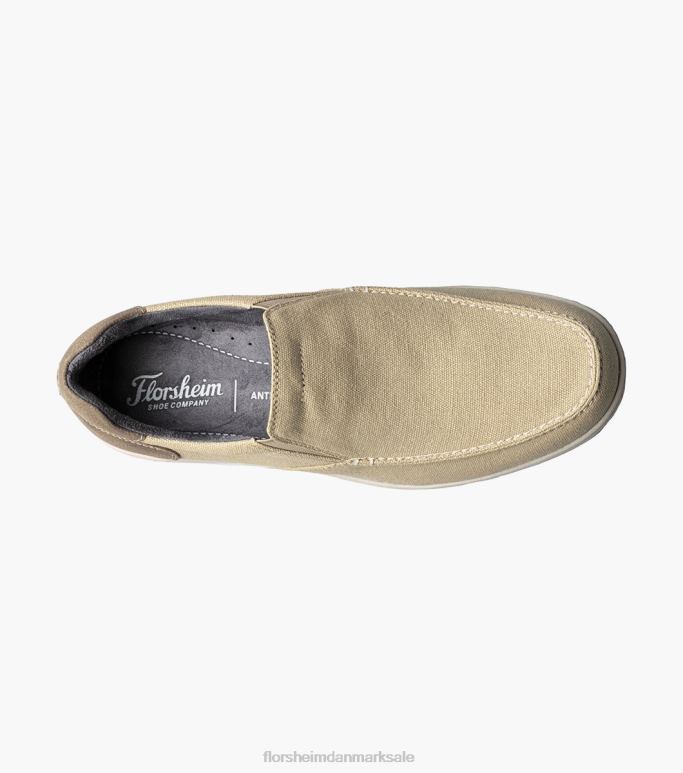 Florsheim Mænd lakeside canvas moc toe slip på NF0RV10 fodtøj sand multi