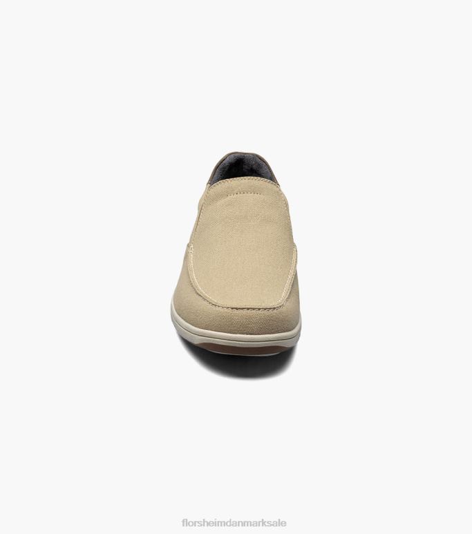 Florsheim Mænd lakeside canvas moc toe slip på NF0RV10 fodtøj sand multi
