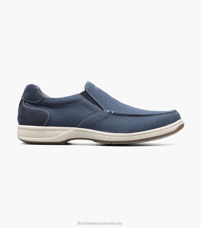 Florsheim Mænd lakeside canvas moc toe slip på NF0RV11 fodtøj flåde