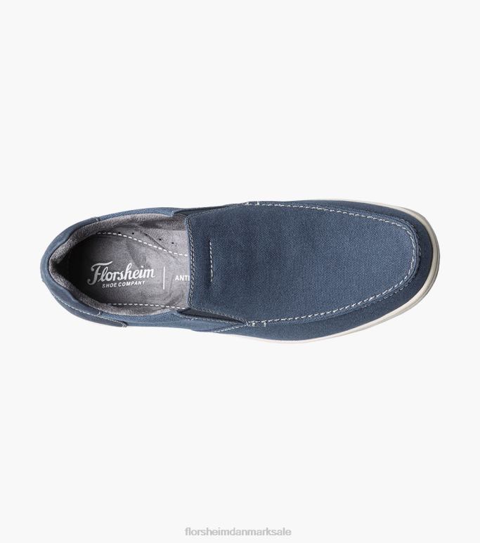 Florsheim Mænd lakeside canvas moc toe slip på NF0RV11 fodtøj flåde