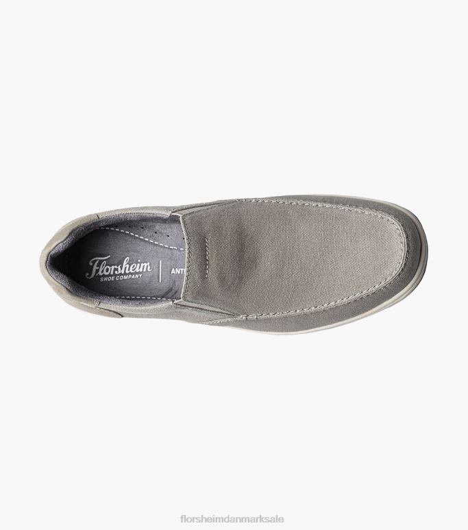 Florsheim Mænd lakeside canvas moc toe slip på NF0RV8 fodtøj grå