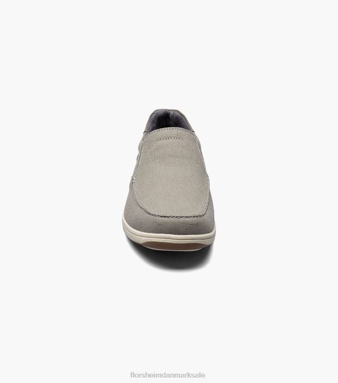 Florsheim Mænd lakeside canvas moc toe slip på NF0RV8 fodtøj grå