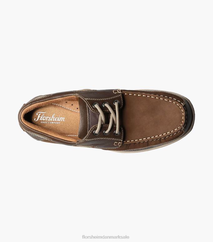 Florsheim Mænd lakeside moc toe oxford NF0RV366 fodtøj Brun