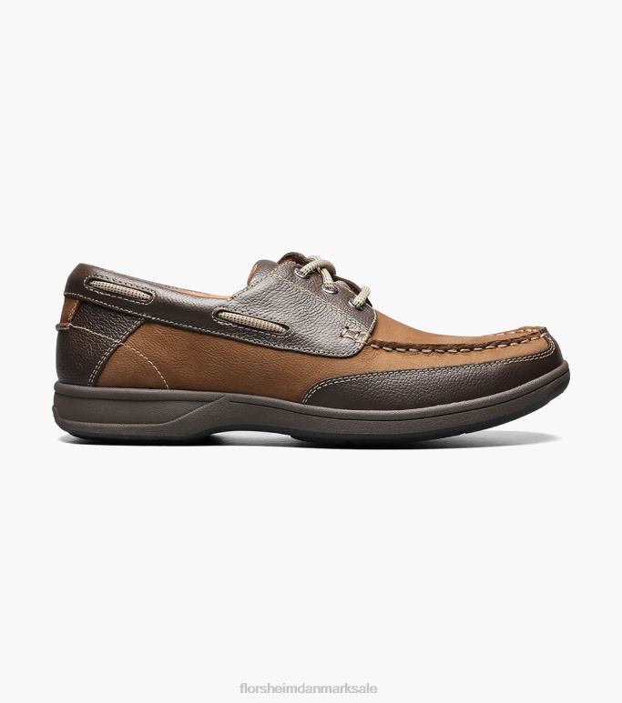 Florsheim Mænd lakeside moc toe oxford NF0RV367 fodtøj sten