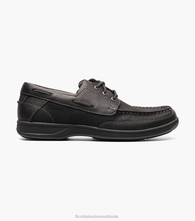 Florsheim Mænd lakeside moc toe oxford NF0RV368 fodtøj sort