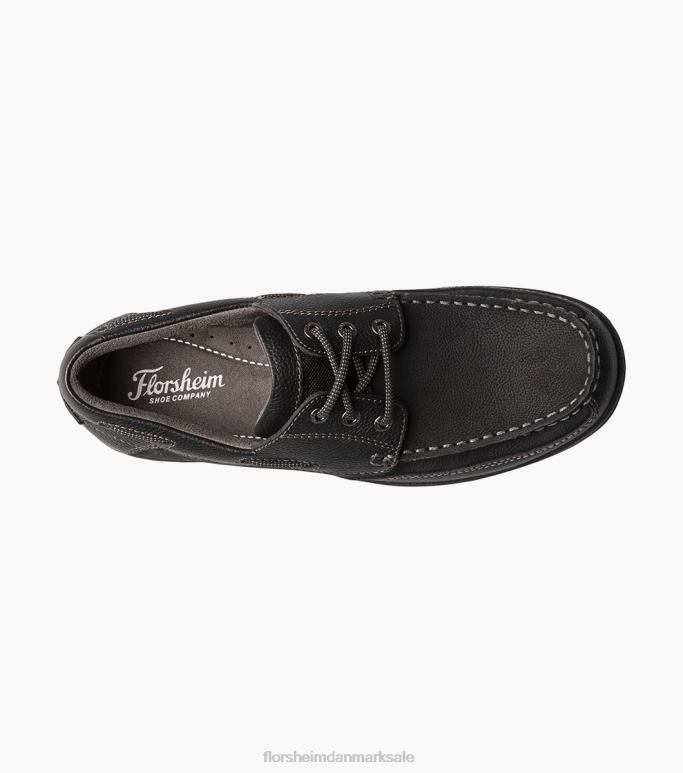 Florsheim Mænd lakeside moc toe oxford NF0RV368 fodtøj sort