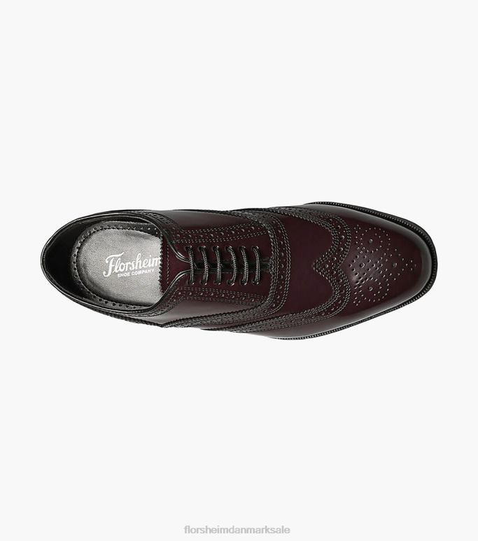 Florsheim Mænd lexington vingespids oxford NF0RV170 fodtøj bordeaux