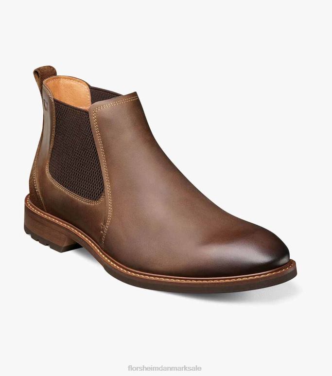 Florsheim Mænd lodge almindelig tå gore støvle NF0RV222 fodtøj brun lm