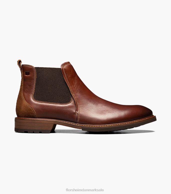 Florsheim Mænd lodge almindelig tå gore støvle NF0RV223 fodtøj kastanje