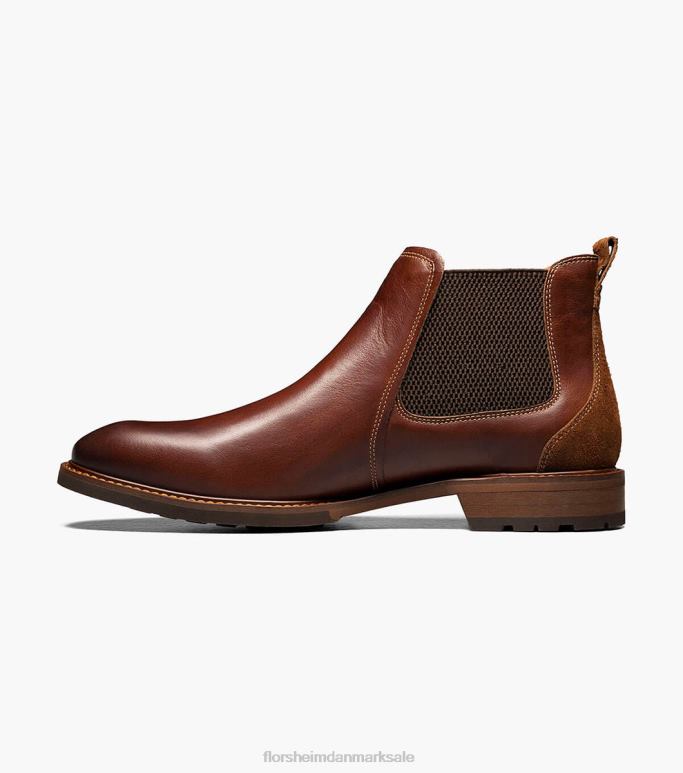 Florsheim Mænd lodge almindelig tå gore støvle NF0RV223 fodtøj kastanje