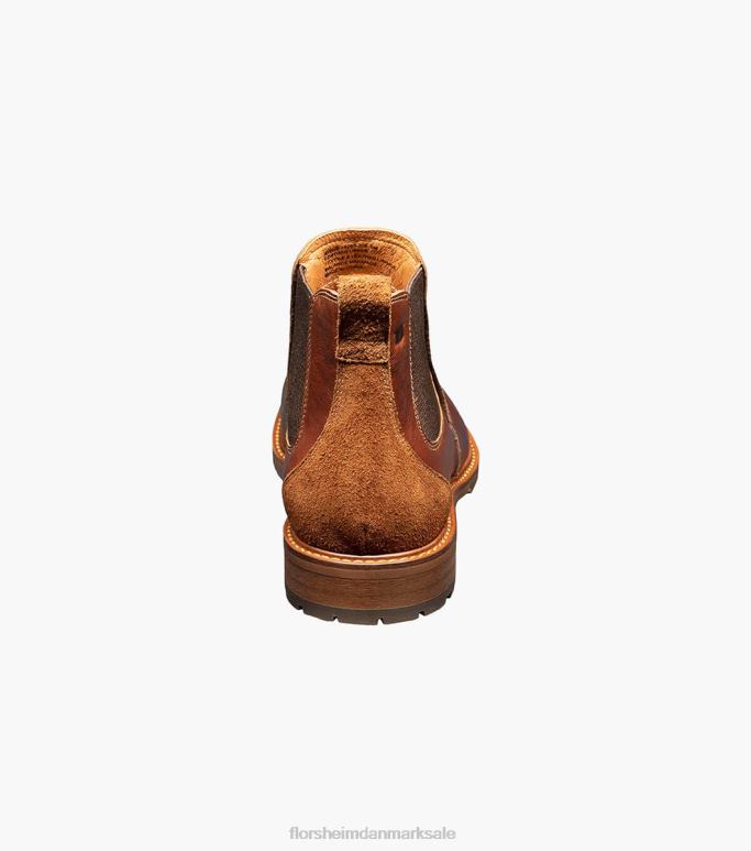 Florsheim Mænd lodge almindelig tå gore støvle NF0RV223 fodtøj kastanje