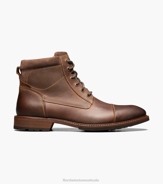 Florsheim Mænd lodge blondestøvle med cap toe NF0RV225 fodtøj brun lm