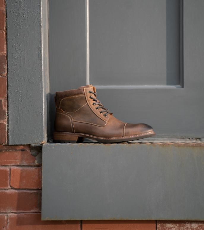 Florsheim Mænd lodge blondestøvle med cap toe NF0RV225 fodtøj brun lm