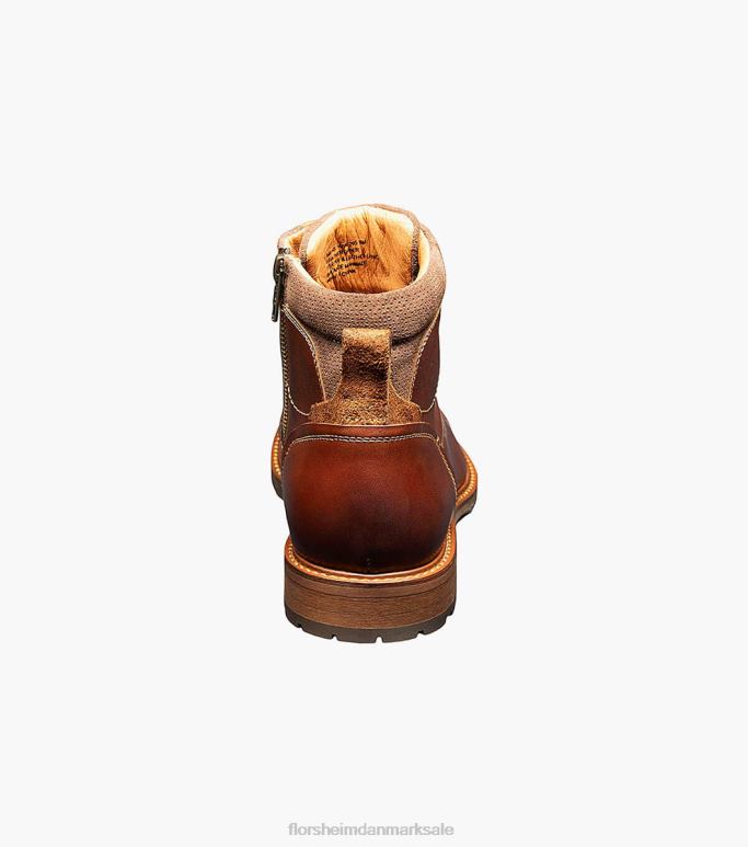 Florsheim Mænd lodge blondestøvle med cap toe NF0RV226 fodtøj kastanje