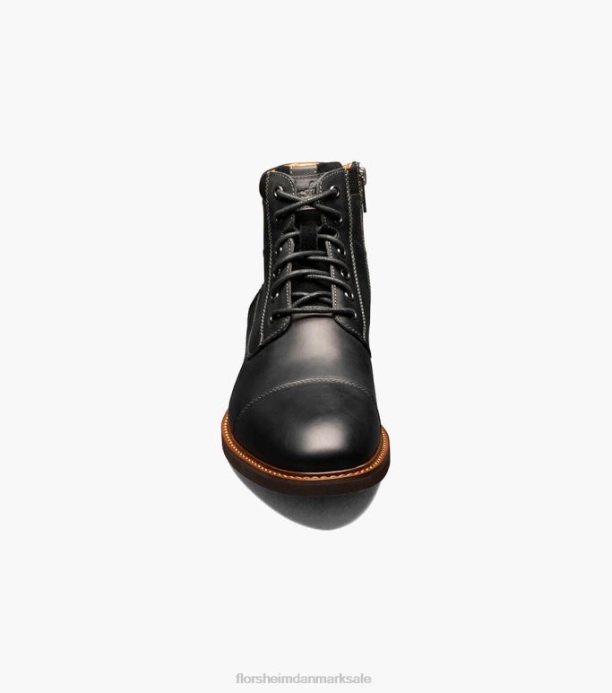 Florsheim Mænd lodge blondestøvle med cap toe NF0RV227 fodtøj sort ch