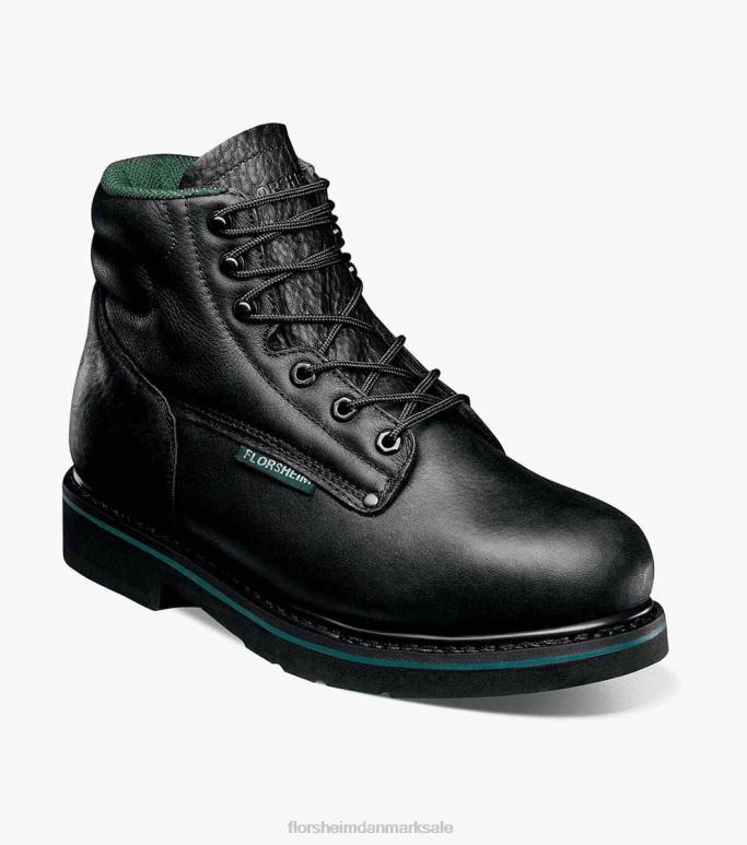 Florsheim Mænd loedin arbejde stål tå almindelig tå gore støvle NF0RV418 fodtøj sort