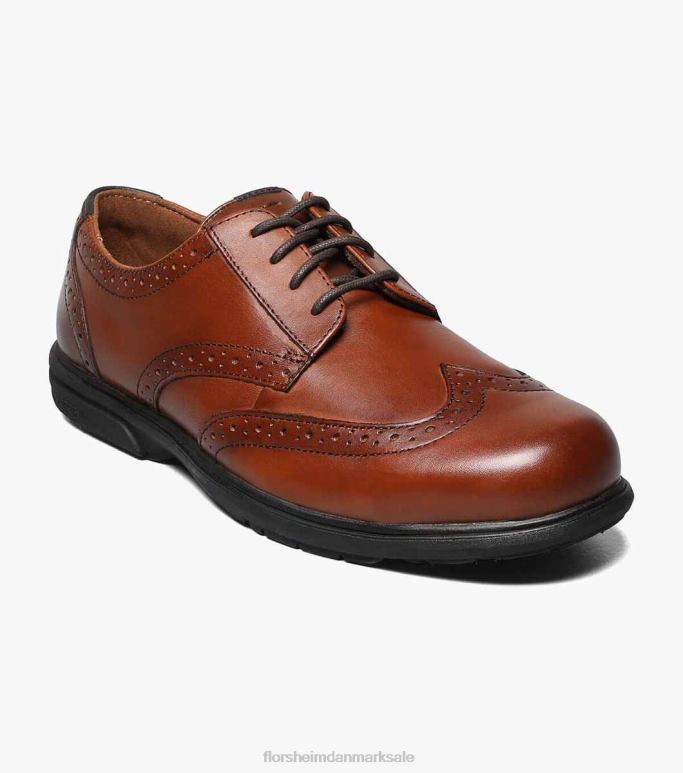 Florsheim Mænd loedin arbejde stål tå vingespids oxford NF0RV414 fodtøj Brun