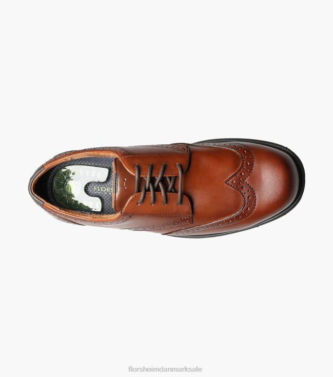Florsheim Mænd loedin arbejde stål tå vingespids oxford NF0RV414 fodtøj Brun