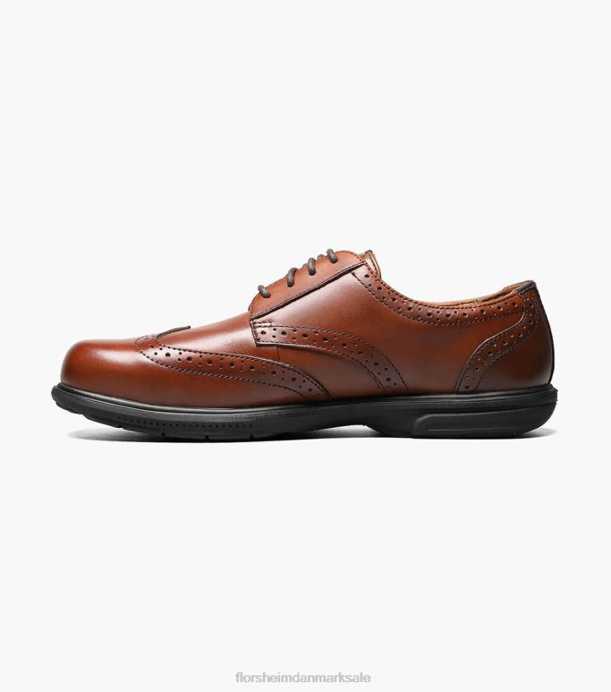 Florsheim Mænd loedin arbejde stål tå vingespids oxford NF0RV414 fodtøj Brun