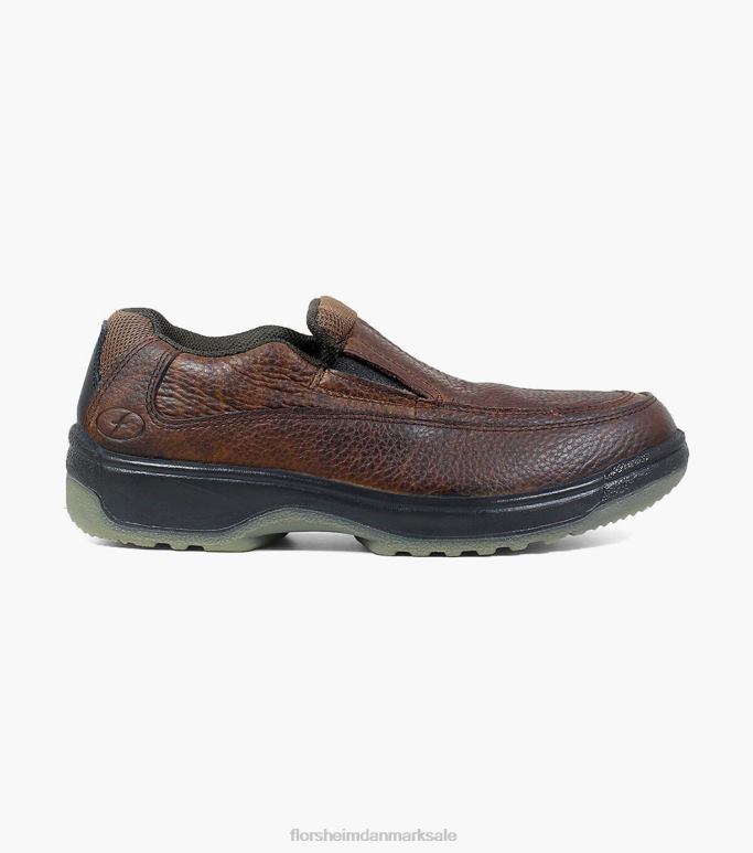 Florsheim Mænd lucky work composite toe moc toe slip på NF0RV421 fodtøj Brun