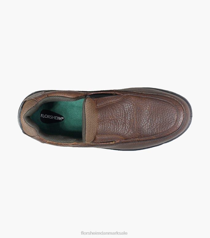 Florsheim Mænd lucky work composite toe moc toe slip på NF0RV421 fodtøj Brun