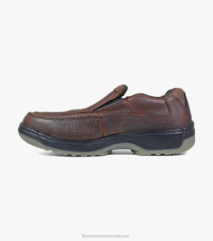 Florsheim Mænd lucky work composite toe moc toe slip på NF0RV421 fodtøj Brun