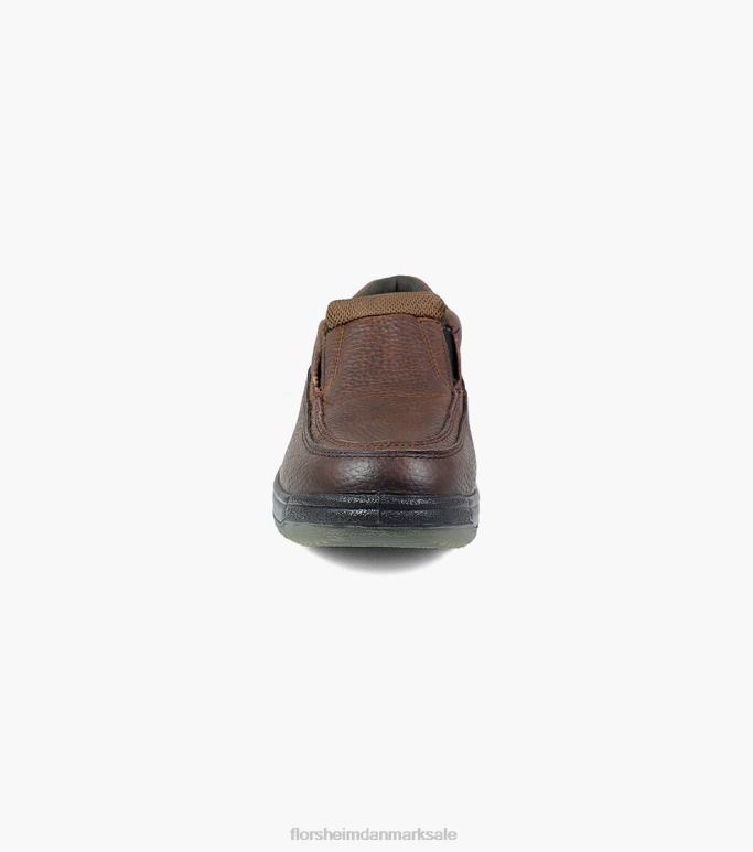 Florsheim Mænd lucky work composite toe moc toe slip på NF0RV421 fodtøj Brun