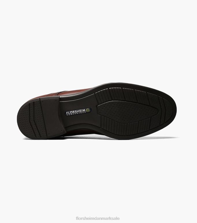 Florsheim Mænd midterkappe tå oxford NF0RV286 fodtøj cognac