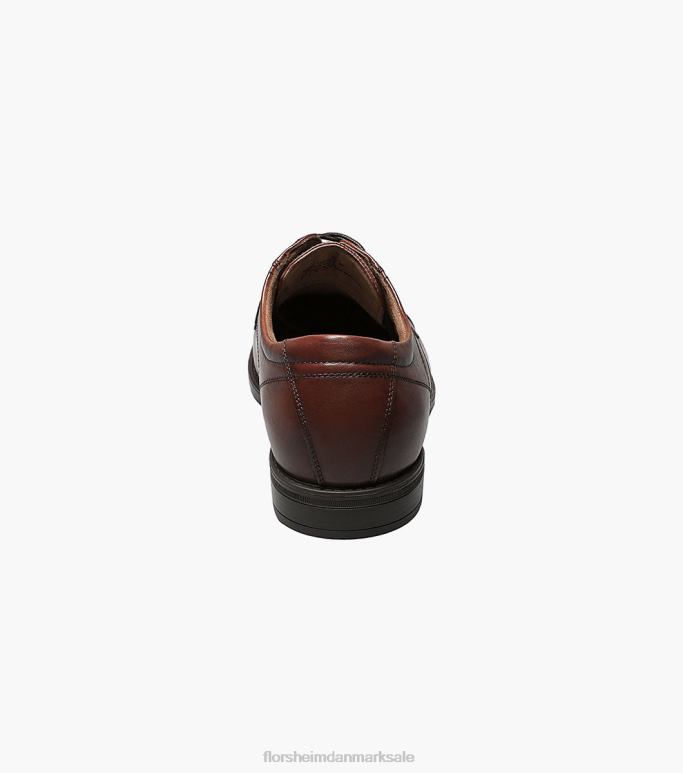 Florsheim Mænd midterkappe tå oxford NF0RV286 fodtøj cognac