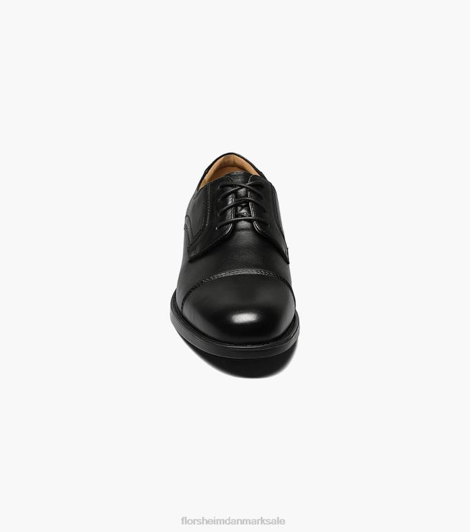 Florsheim Mænd midterkappe tå oxford NF0RV287 fodtøj sort