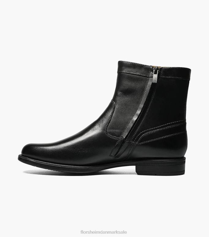Florsheim Mænd midtown almindelig tå lynlås støvle NF0RV204 fodtøj sort