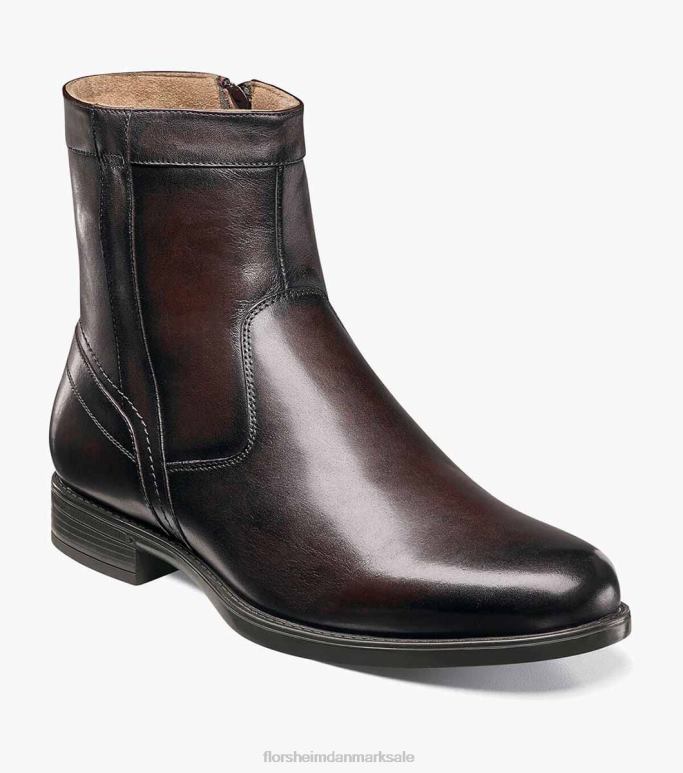 Florsheim Mænd midtown almindelig tå lynlås støvle NF0RV205 fodtøj Brun