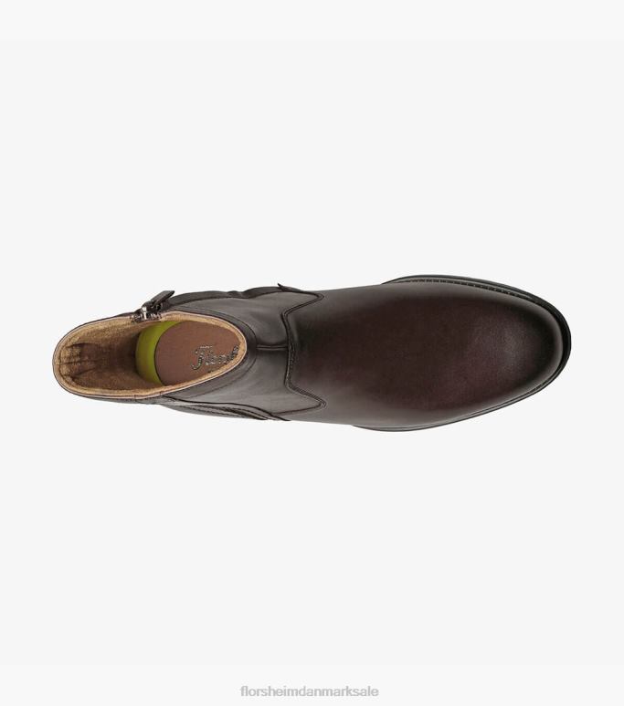 Florsheim Mænd midtown almindelig tå lynlås støvle NF0RV205 fodtøj Brun