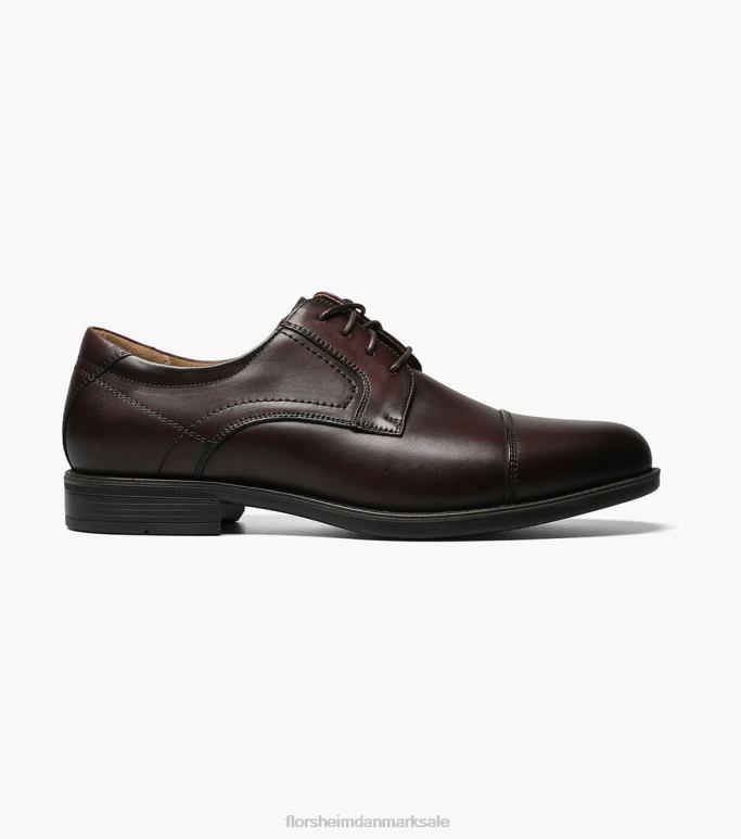 Florsheim Mænd midtown cap toe oxford NF0RV93 fodtøj Brun