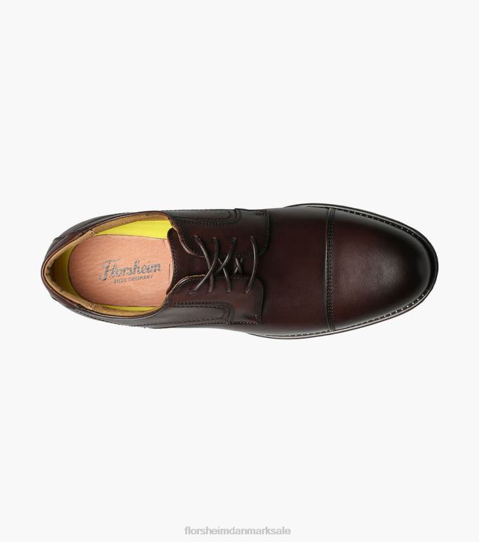 Florsheim Mænd midtown cap toe oxford NF0RV93 fodtøj Brun