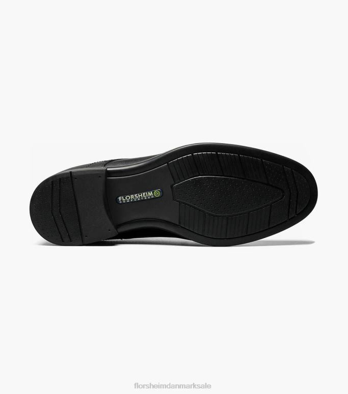 Florsheim Mænd midtown cykel tå glide på NF0RV203 fodtøj sort