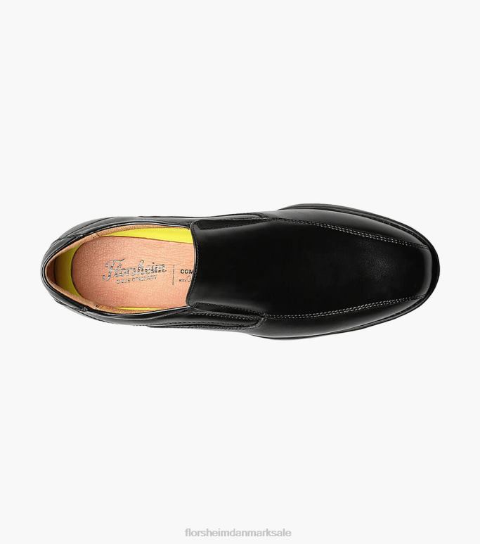 Florsheim Mænd midtown cykel tå glide på NF0RV203 fodtøj sort