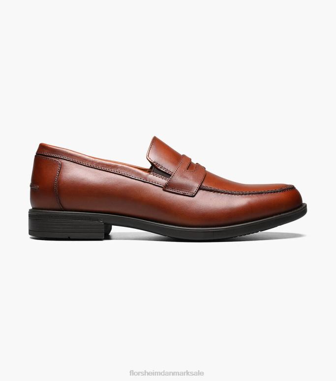 Florsheim Mænd midtown moc toe penny loafer NF0RV201 fodtøj cognac