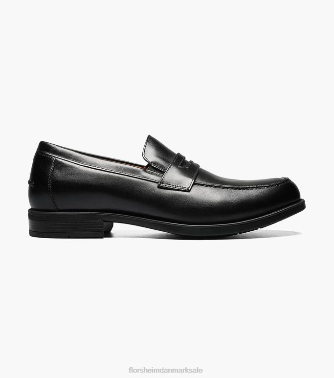 Florsheim Mænd midtown moc toe penny loafer NF0RV202 fodtøj sort