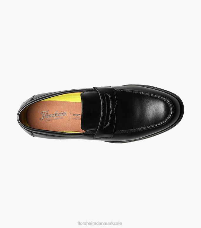 Florsheim Mænd midtown moc toe penny loafer NF0RV202 fodtøj sort