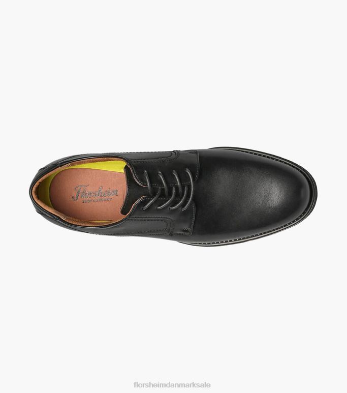 Florsheim Mænd midtown plain toe oxford NF0RV94 fodtøj sort