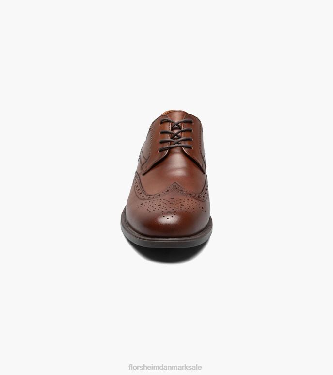 Florsheim Mænd midtown wingtip oxford NF0RV96 fodtøj cognac