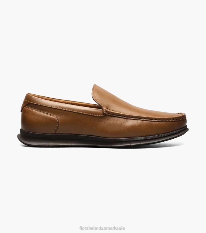 Florsheim Mænd montigo moc toe venetiansk loafer NF0RV104 fodtøj cognac