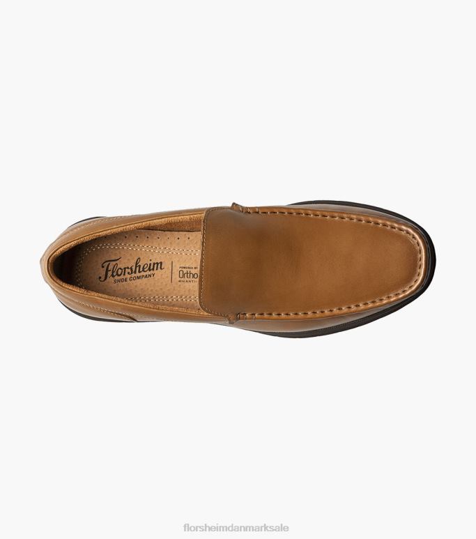 Florsheim Mænd montigo moc toe venetiansk loafer NF0RV104 fodtøj cognac