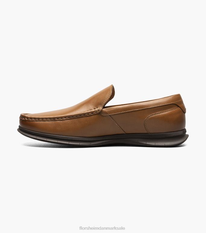 Florsheim Mænd montigo moc toe venetiansk loafer NF0RV104 fodtøj cognac