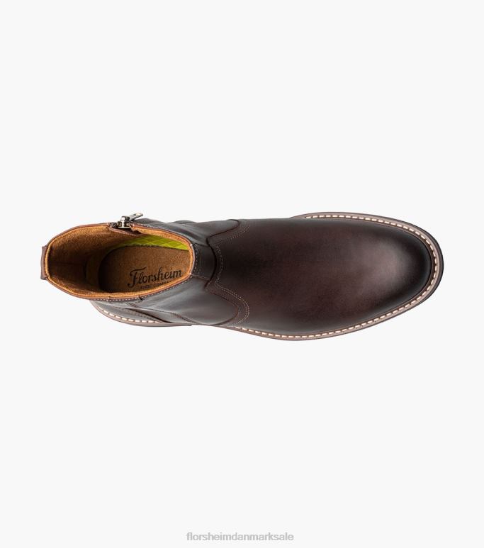 Florsheim Mænd norwalk almindelig tå-side lynlåsstøvle NF0RV59 fodtøj brun lm