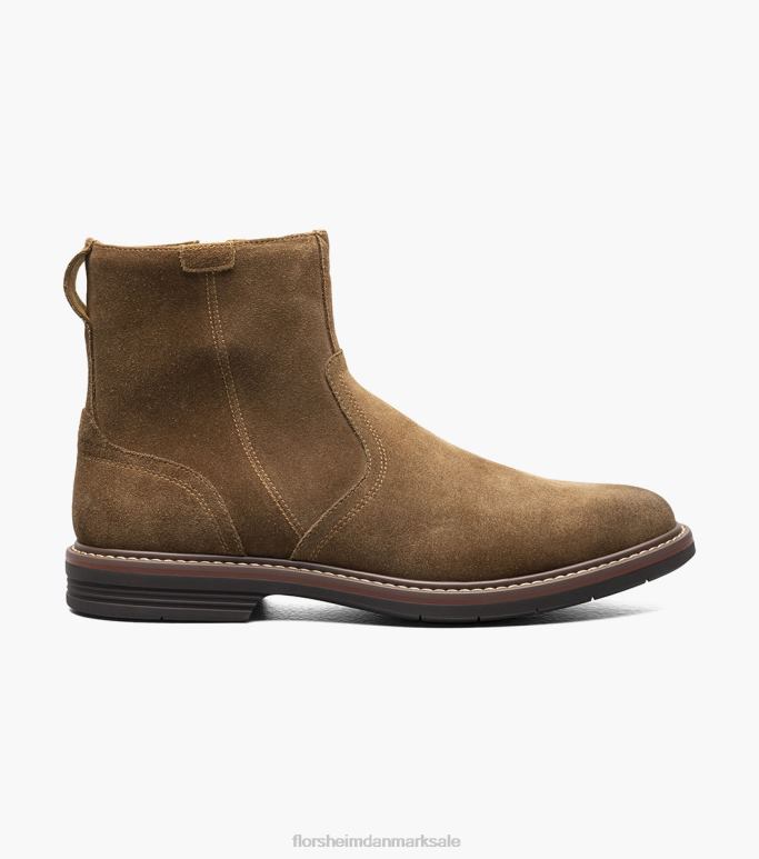 Florsheim Mænd norwalk almindelig tå-side lynlåsstøvle NF0RV60 fodtøj mokka