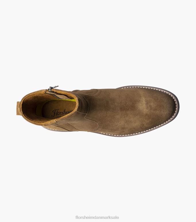 Florsheim Mænd norwalk almindelig tå-side lynlåsstøvle NF0RV60 fodtøj mokka