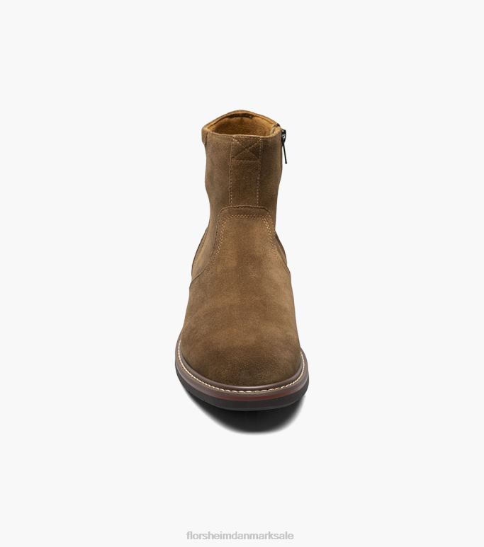 Florsheim Mænd norwalk almindelig tå-side lynlåsstøvle NF0RV60 fodtøj mokka